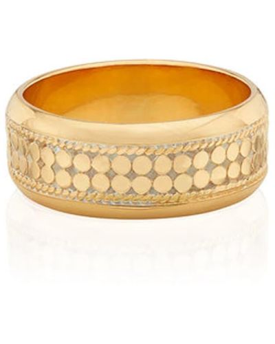 Anna Beck Wide Band Stacking Ring Gold - Yellow