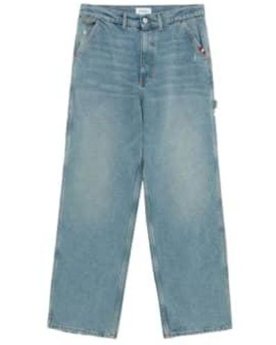AMISH Jeans For Man Amu014D4691772 Real Vintage - Blu