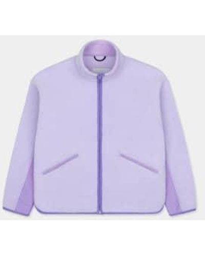 SELFHOOD Short Fleece Jacket Xs - Purple