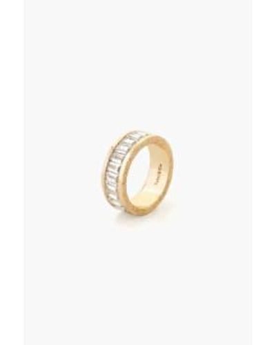 Tutti & Co Rn331g anillo bengala oro - Blanco