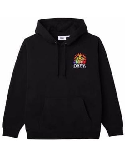 Obey Our Labor Hoody - Black