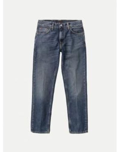 Nudie Jeans Gritty Jackson Press Creased 33 - Blue