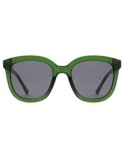 A.Kjærbede Dark Transparent Billy Sunglasses O/s - Green