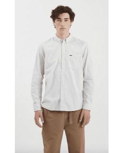 Minimum Harvard Shirt Seneca Rock - Bianco