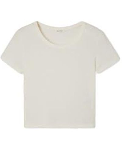 American Vintage Tops > t-shirts - Blanc