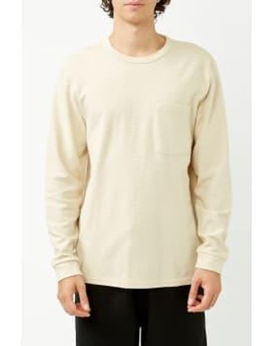 SELECTED Fog Colin Long Sleeve T-shirt - Natural