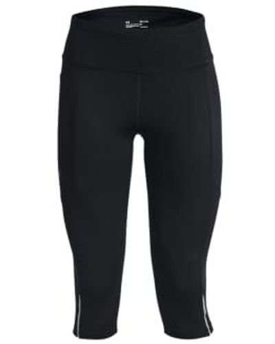 Under Armour Pantaloni Fly Fast 30 Speed Capris Donna Reflective - Nero