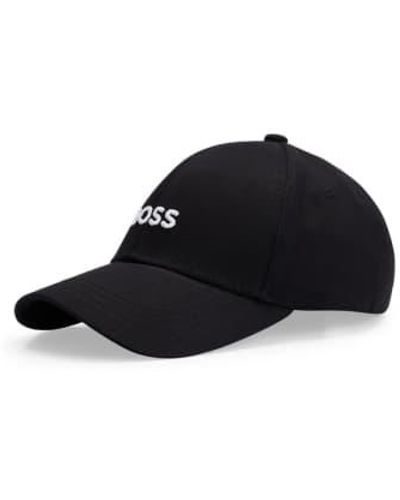 BOSS Zed Embroidered Cotton Cap One Size - Black