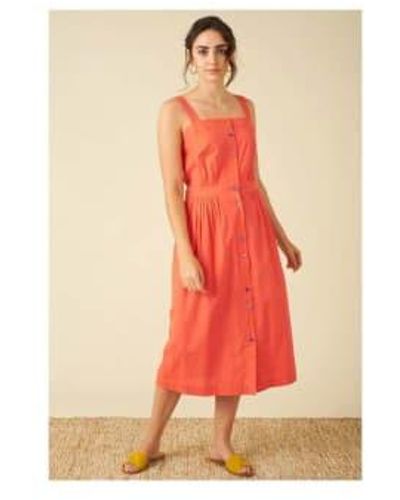 Emily and Fin Robe rouge liana cadmium - Rose