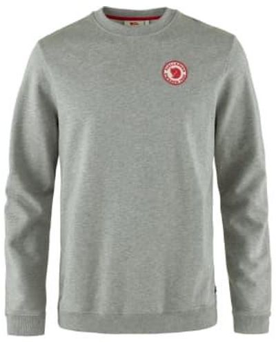 Fjallraven 1960 Logo Badge Sweatshirt - Gray