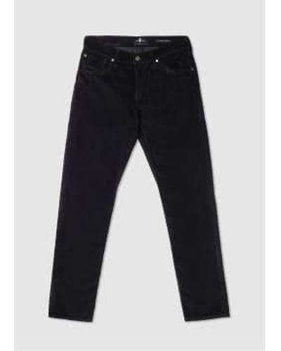 7 For All Mankind S Slimmy Tapered Corduroy Jeans - Black