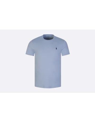 Polo Ralph Lauren Custom Slim Fit Jersey Crewneck T-shirt - Blue