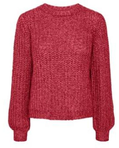 Pieces Seana Sweater S - Red