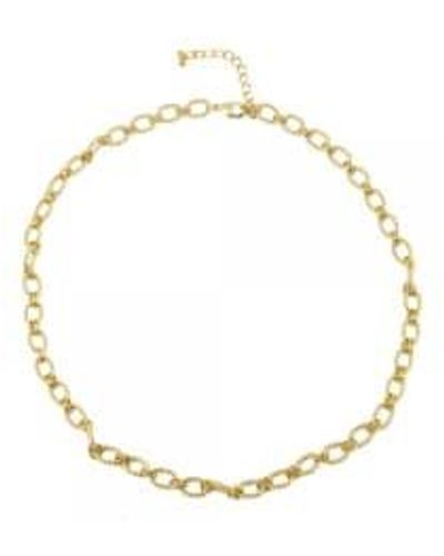 sept cinq Golden Vintage Necklace Golden - Metallic