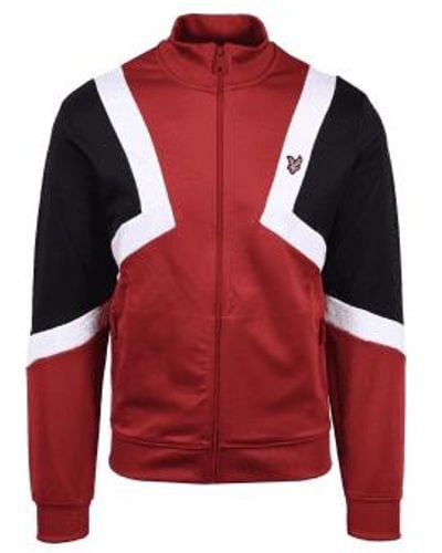 Lyle & Scott Striped Track Top Tunnel S - Red