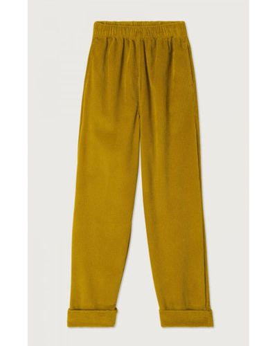 American Vintage Padow Trousers - Yellow