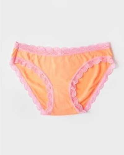 Stripe & Stare Go Knicker Large / - Pink