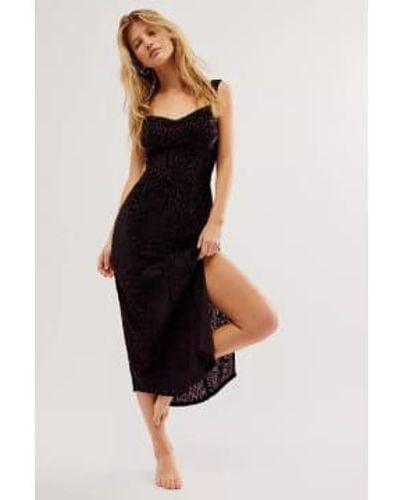 Free People In My Heart Bodycon Cocoa S - Black