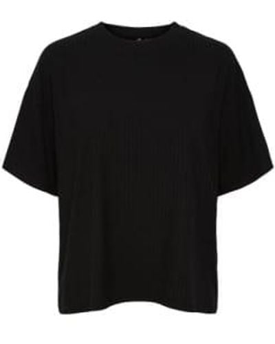 Pieces Camiseta negra pckylie - Negro