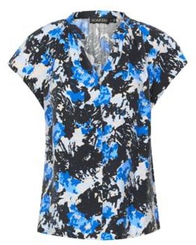 Soaked In Luxury Slnicasia Marian Top Or Beaucoup Ditzy Flowers - Blu