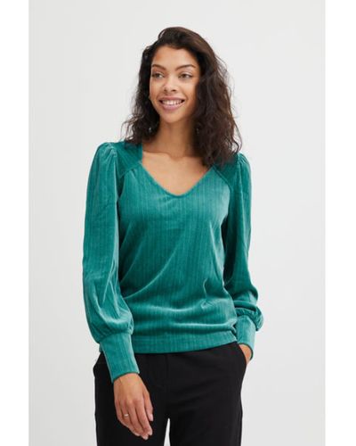 Teal Tops for Women - Up to 70% off | Lyst
