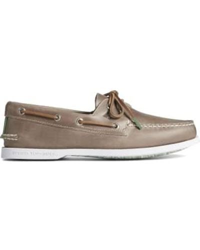 Sperry Top-Sider Topsir Authentic Original 2-eye Pullup Taupe - Gris