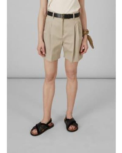 L'Exception Paris Shorts mit hoher Taille aus Baumwolltwill - Mehrfarbig