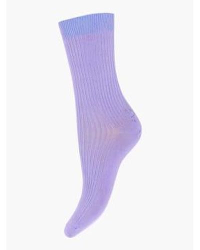 mpDenmark Vicky Ankle Socks Violet Tulip 37-39 - Purple