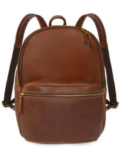 VIDA VIDA Leather Luxe Backpack For Leather/canvas - Brown