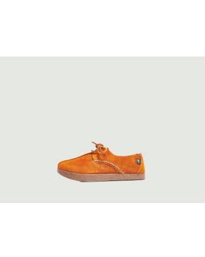 Yogi Footwear Lennon Reverse Tumbled Shoes 42 - Orange