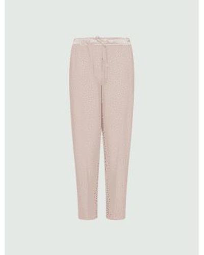 Marella Pantalones jersey sortillo milva col: nudo rosa, tamaño: 14 - Blanco