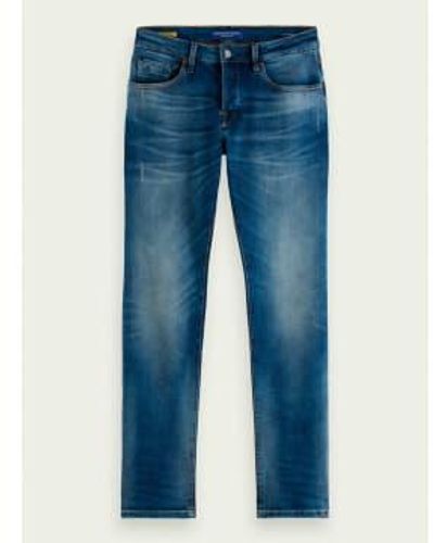 Scotch & Soda Ralston smlim fit - Bleu