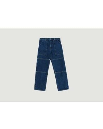 Axel Arigato Jeans With Marked Seams Trace - Blu
