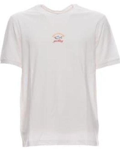 Paul & Shark T-shirt l' C0p1096 010 - Blanc