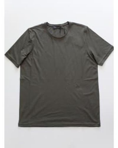 Roberto Collina Green Short Sleeve T-shirt 48 - Grey
