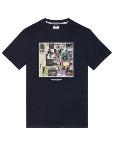 Weekend Offender Posters T-shirt Navy / Small - Blue