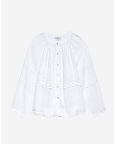 Rails Frances Triple Panel Detail Long Sleeve Shirt Size: L, Col: Whit L - White