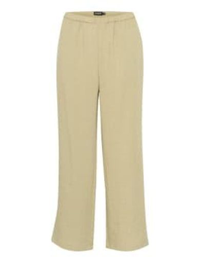 Soaked In Luxury Slviggie Fields Of Rye Trousers Xs - Natural
