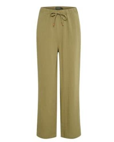 Soaked In Luxury Camile Pants M - Green