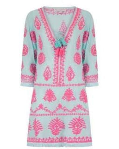 Pranella Aggie cover up in neon pink