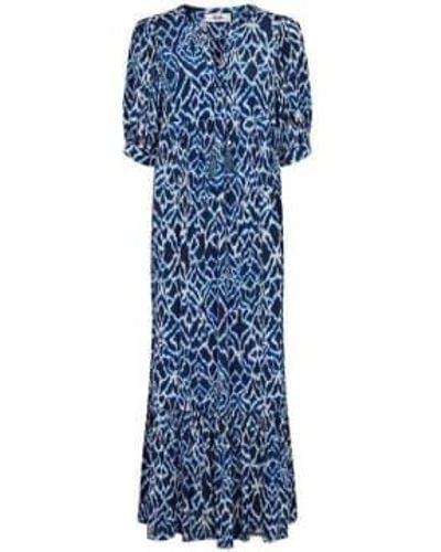 MOLIIN Copenhagen Lucille robe lapis bleu