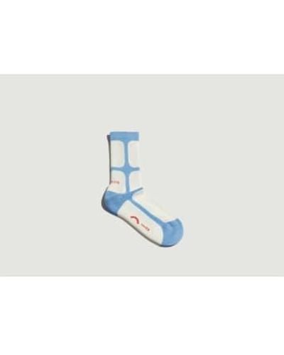 Socksss Chaussettes coton biologique glaçon - Bleu