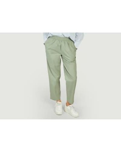 Skall Studio Edgar Organic Cotton Trousers 36 - Green