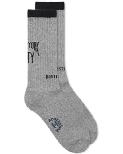 Rostersox Chaussettes new york - Gris