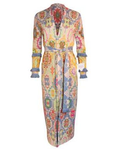 Hayley Menzies Cotton Jacquard Duster M - Multicolor