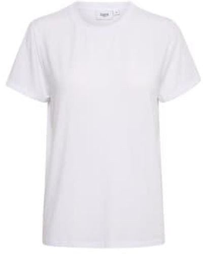Saint Tropez Adelia T Shirt Bright Xs - White