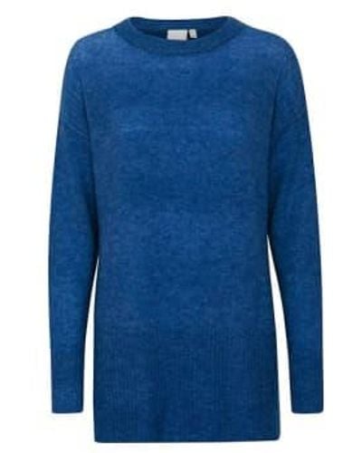 Ichi Ihkamara True Long Sweater Xs - Blue