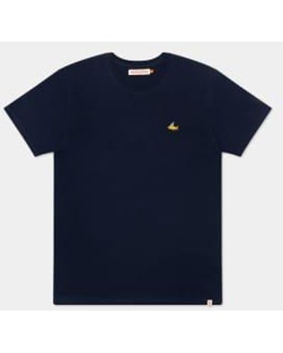 Revolution Navy Goldfish 1318 Loose T Shirt S - Blue