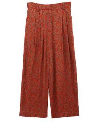 See U Soon Trousers With Floral Print Size 36 - Red