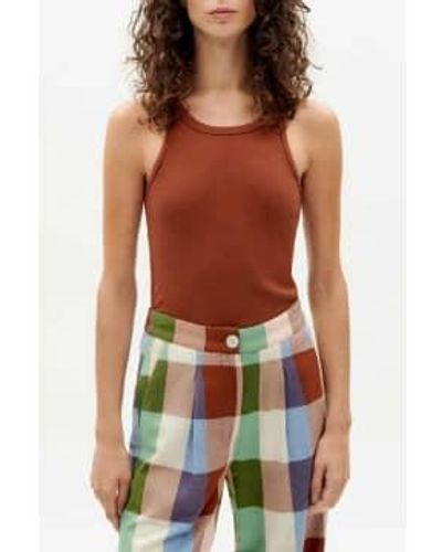 Thinking Mu Toasted Harriet Top / Xs - Red